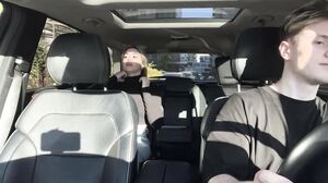 syndicete - Paid for a Taxi With a Blowjob | in the Car | Outdoor
