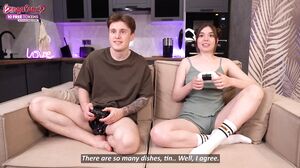 syndicete - Won the Game, Then Fucked in Pussy My Stepsister