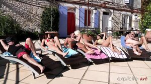 Nikita Bellucci, Jessie Volt, Tiffany Doll, Jasmine Arabia - Orgy With 7 Girls And B