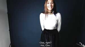 Cloe Stone Scott - Her first audition - anal