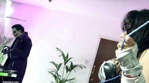 Babe Stare - A group get together in costume and turn each other on