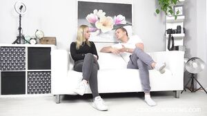 Jenny Wild - Sexy Blonde Cock Eater Shines In Casting