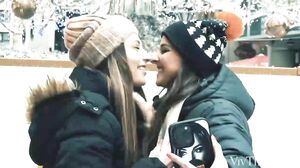 Amirah Adara & Talia Mint - Festive Frolics in HD