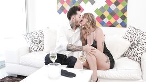 Jazmine White taking on 2 big black cocks doing DAP, DP drinking loads of pee with cuckold husband