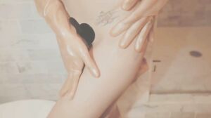 Vicki Chase - OF - Video- What Would You Do If You Found Me in Latex in Your Bathroom Wet &