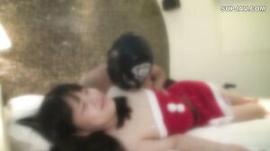 Cute Santa Claus and his wife make out like a fairy!