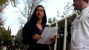 Big Boobs and Butt Latina Cougar Pickup and tricked to Cheating Fuck by Big Dick Boy