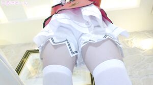 First shoot, a slender 18-year-old! A short cosplayer came! I got her to do Genshin Clay with a smile. Ecchi edition