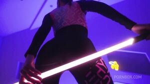 Eva Tender - 5on1 BLACK WET GANGBANG Eva Tender in triple set DVP DAP TP with lots of piss from five black cocks EKS346