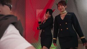 ZOZO-244 Succubus Airline Excellent gene exploitation whore first class! Is the destination of the celebrity passenger heaven or hell? Soccer player