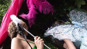 Get Your Fix - Outdoor group cosplay fairy fuck