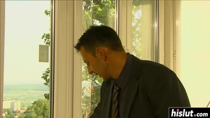 Regina Ice enjoys some hard DP