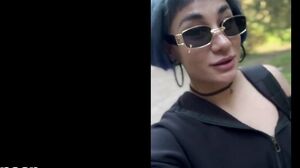 Poorpornactor - She Fuck with STRANGER in Woods for Video!!!