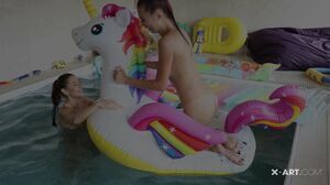 X-Art - Paula Shy and Sybil Sexy Pool Play