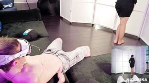 NIGONIKA - The Asian Woman Decided To Please Her Stepbrothers Dick And Gave Him A Tasty Blowjob