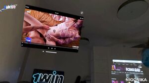 NIGONIKA - Worlds First Glasses Test Blowjob With Stepsister Nigonika