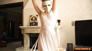 NIGONIKA - Sofi Puren the Nymph Gets Fucked by the Fireplace, in the Ass and Pussy. Pov
