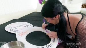 Anal Slapped And Punched TOILET WHORE Kaitlyn Katsaros Drinks The SWALLOWED PISS PUKE Fucked HARD In ASS And FACE With TEARS For LUBE in HD