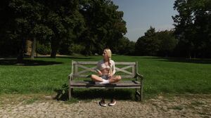 Bella Spark aka Emma White - Isabel Dolcè - Nude Blonde Undressed In Pubic On The Street