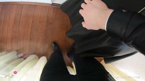 Alisa Lovely - Gordeuos Girl with Nice Butt Fucks with the Boss and Gets Hot Cumshot - Amateur POV
