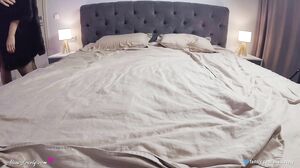 Alisa Lovely - Guy Met with Whore in Fur Coat and Tights in Hotel Room to Fuck her without Condom