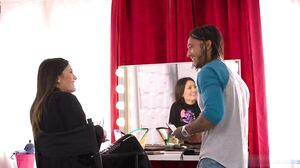 Spanish Slut Penelope Cross Blows Make-Up Artist Before Fucking BBC GP2212 in HD