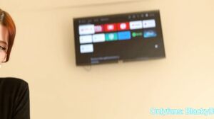 Blake and Blacky - My Redhead Stepsister Plays With My Cock