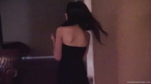 Ana Slade - Petite amateur Ana gets filled up by two dicks