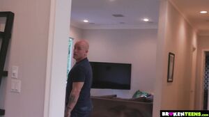 Broken Teens - Light skinned ebony Scarlett Bloom is too distracted to study