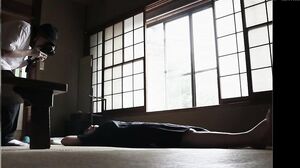 EMOI-027 An Emotional Girl / Threesome Sex In An Open Air Bath / Fucking In The Open Air / Yukata Kimonos / E-Cup Beautiful Tits / 168cm Tall / Mugi Honjo (20)