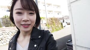 EMOI-038 2 Consecutive First-Time Creampie Fucks During A Threesome Fuck Fest (She's Lifted Her Ban) A Date In Shonan A Real-Life W University S*****t She Looks Good In Short Hair Mao Watanabe (20)