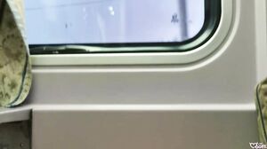 Lina Moore - Girl Masturbating Tight Pussy on the Train