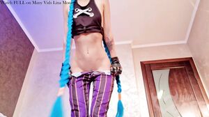 Lina Moore - Lustful Jinx can't Liva without Cum in her Ass and Mouth
