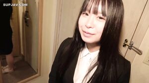 A college student with a hairy pussy and an erotic fair-skinned body that captivates many older men is called back on her way home from job hunting and creampied while still in her suit!