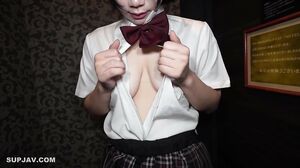 Hinata-chan, 18 years old. If she is identified, her life will be over immediately! In her school uniform, she is given the false pregnancies and secretly cleans her pussy from half inside and half outside. This series starts until she gets pregnant (lol)