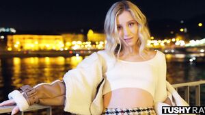 TUSHYRAW Blue Eyed Blonde Hottie Lily Blossom Has Her Tiny Tight Ass Pounded