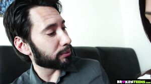 Broken Teens - Lusty babe Cassandra Nix wants to taste a mature cock