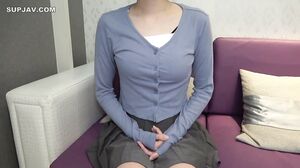 19-year-old fair-skinned beauty with big breasts and a slender figure. She blushes and writhes in agony. 5 seconds before SYASEI in NAKAYAMA.