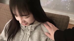 23 years old, black-haired, plump amateur, standing doggy style for real orgasm!!