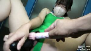 Genki Idol Clothing ****《Green Piping School Swimsuit》