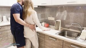 Loveuphoria - I could not Resist and Cum Inside her Pussy in the Kitchen
