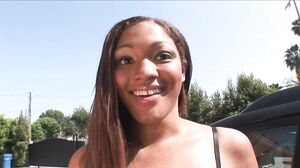 Thot Factory - Hot ebony teen is pro in sucking multiple huge black cock
