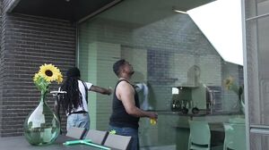 MeidenVanHolland – Geile Glazenwassers Neuken Anouk