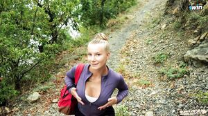 CumForKate - Hiking Ended With a Public Hard Fuck and a Cumshot on Big Tits in HD