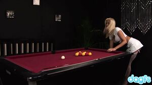 Busty Natasha Marley Sucks And Fucks On A Pool Table