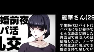 HNTRS-003 Big-breasted wife's unfaithful mating record: Sugar daddy orgy on the eve of her wedding, live-action version, Nanami Hoshizana