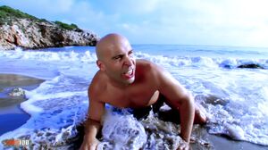 MMM100 - Young blonde Angell Summers hard anal sex by crazy guy at the beach