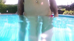 Thot Factory - Sexy brunette girlfriend sensually pounded at the pool