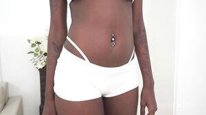 Jenny Pretinha, 20 years old Brazilian ebony with perfect breasts fucked by 4 huge cocks gets peed (DAP, DVP, Pissing on body, Anal, perfect breasts) OB452 in HD