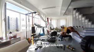 Nick Moreno - Fucking in my Home Gym with a Slut who Enjoys my Cock in her Pussy (FREE PORN)